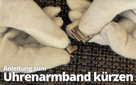 Uhrenarmband kürzen – so geht’s! 